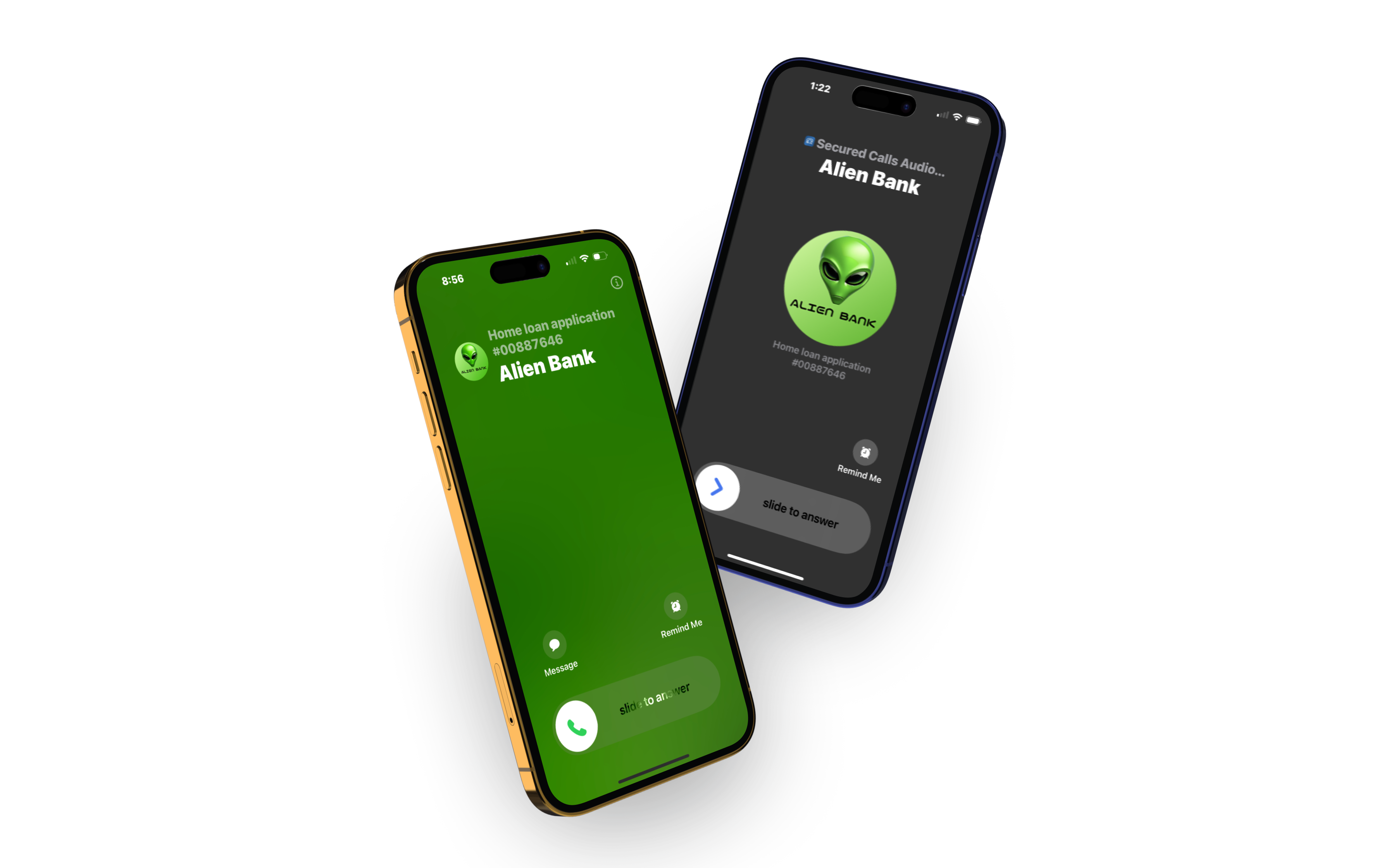 Branded call on a device